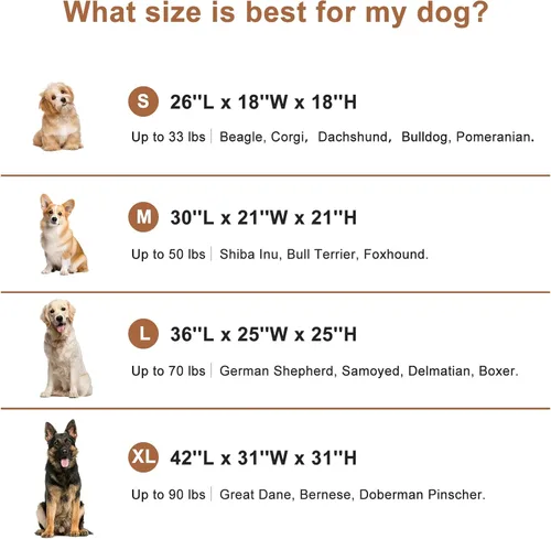 Miniatura 5 de Garnpet Jaula Plegable Suave para Perros de 36 Pulgadas para Perros Grandes, Jaula de Viaje Plegable de 4 Puertas con Ventanas de Malla Duraderas