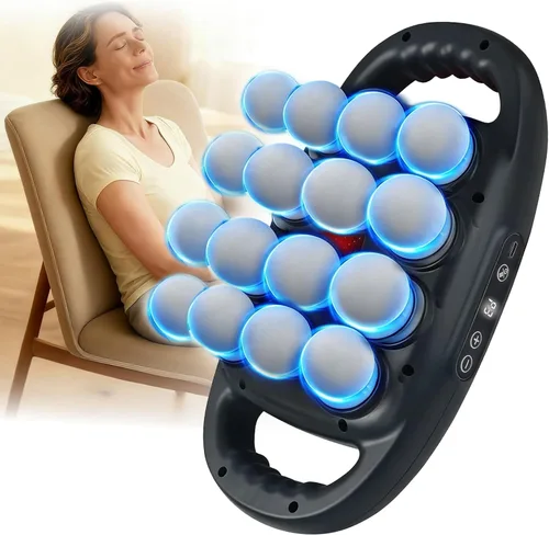 Miniatura 7 de Pistola de masaje, masajeador de percusión de tejido profundo con 9 niveles de intensidad para cuello, espalda, hombros, piernas, alivio del dolor