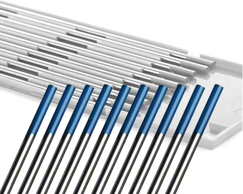 Miniatura 2 de WeldingCity Varilla de electrodo de tungsteno de soldadura TIG de alta calidad, 2,0% lantanado (AWS/EW-La20 azul) 1/8" x 7" 10 piezas