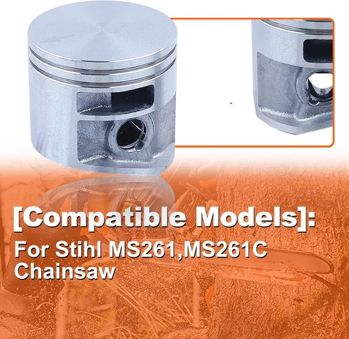 Miniatura 4 de Kit de anillo de pistón de 1.760 in para cilindro de motosierra Stihl MS271 MS271C MS 271 271C MS261 MS261C # 1141 030 2012