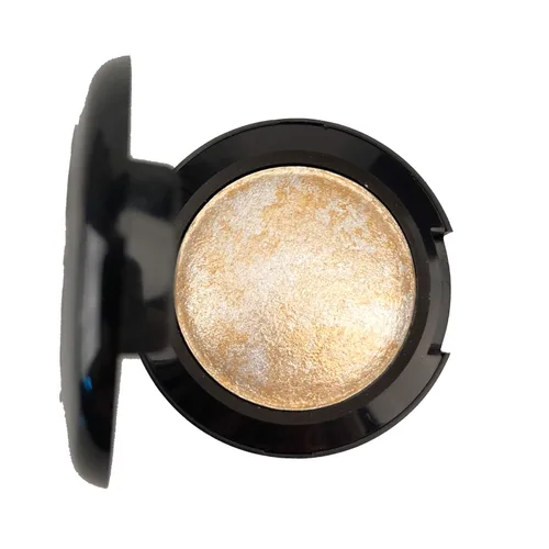 Miniatura 4 de Paleta de polvo de sombra para maquillaje de ojos, Mallofusa, opcional 12 colores metálicos, Estándar Sol dorado