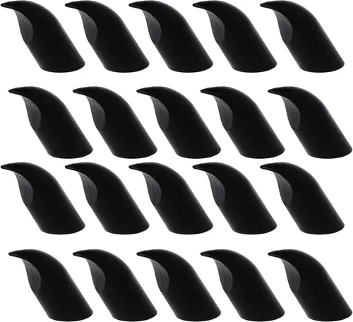 Paquete de 20 garras de excavación de jardín para guantes de jardinería de repuesto universales desmontables para plantar, desmalezar, excavar