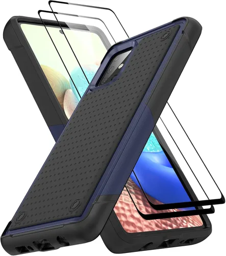 Miniatura 311 de Jeylly Compatible con Samsung Galaxy A22 5G Funda, Funda Samsung A22 5G con 2pcs protectores de pantalla de vidrio templado
