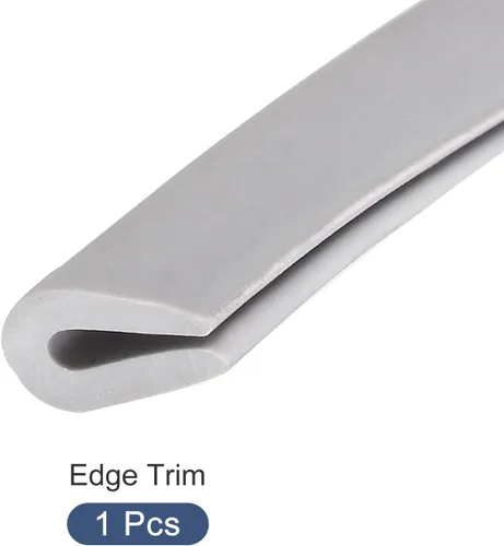 Miniatura 7 de METALLIXITY Moldes de borde (9.84 pies), 1 unidad, canal U de PVC para tira de sellado de borde de 0.020-0.059 in, para ventanas de puertas de casa