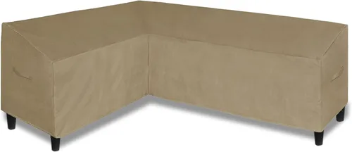 Miniatura 15 de Easy-Going Funda de sofá seccional para patio de alta resistencia 600D, 100 x 100 pulgadas, en forma de V, funda impermeable para sofá seccional