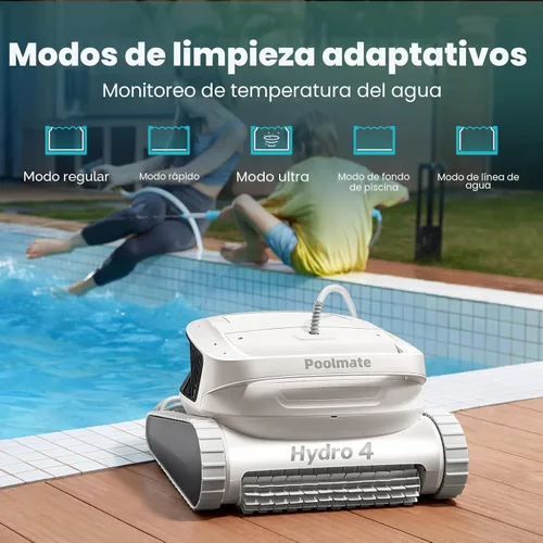 Miniatura 6 de Chasing Hydro 4 - Aspiradora de piscina enterrada Robot de piscina con cable de 50 pies para limpieza de pisos, paredes y líneas de flotación