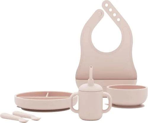 Lalo First Bites - Juego de Alimentación de Silicona para Bebés - Suministros para Destete Dirigido por el Bebé - Silicona No Tóxica - Incluye 1
