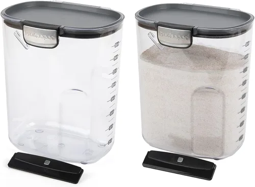Miniatura 9 de Progressive International ProKeeper+ Juego de recipientes de almacenamiento de alimentos de plástico transparente herméticos para la cocina