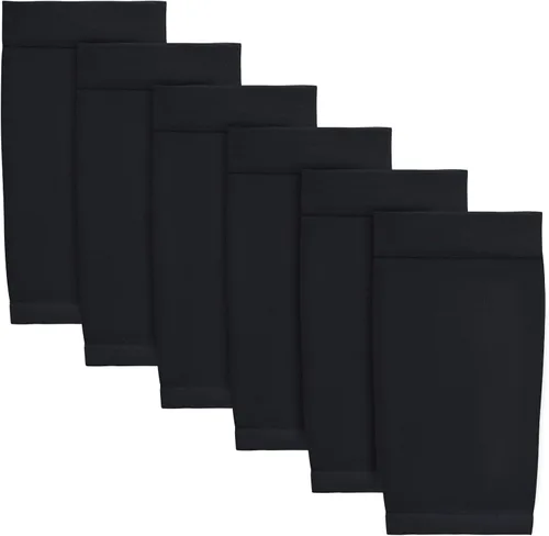 HOVEOX 3 pares de cubiertas de tatuaje para el antebrazo, cubierta de tatuaje, mangas de compresión para brazos para mujeres y hombres Negro