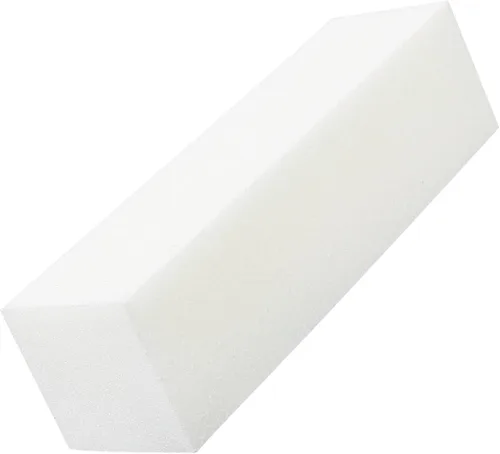 Miniatura 3 de ForPro Professional Collection Bloque de pulido súper blanco, grano 120, pulidor de uñas de manicura y pedicura de cuatro lados, 3.75 pulgadas