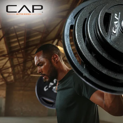 Miniatura 5 de CAP Barbell Placa de peso olímpica de 2 pulgadas Múltiples opciones