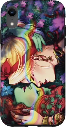 Miniatura 24 de iPhone 16 DC Comics Pride Harley Quinn & Poison Ivy Nose Touch Case
