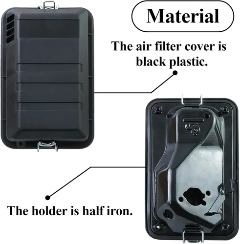 Miniatura 4 de KIKITE Caja de filtro de aire para generador de 196 cc, 212 cc, conjunto de cubierta para filtro de aire 3000, 3500, 4000, 4500 W, caja de filtro