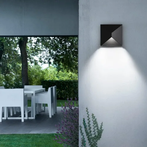 Miniatura 6 de Lámpara de pared para exteriores, lámpara LED moderna de pared de 8 W para exteriores, luces de porche delantero, aplique de pared negro impermeable
