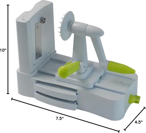 Miniatura 12 de Southern Homewares - Cortador de verduras en espiral de 3 cuchillas, calabacín, fabricante de fideos de espagueti para frutas y verduras, diseño