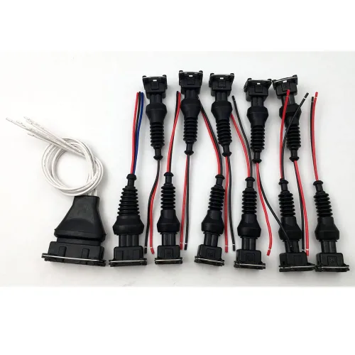 Miniatura 3 de Kit de conector de inyector de combustible compatible con 280zx Datsun 280z Maxima Medidor de flujo de aire Sensor de posición del acelerador