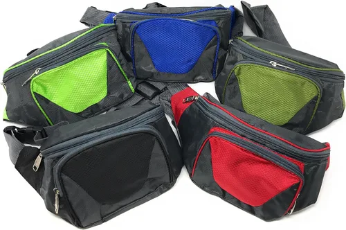Paquete de 5 bolsas de lujo a granel de colores, riñoneras para la cintura o bolsas de pecho cruzado, bolsa perfecta para el día de la cadera,