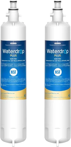 Waterdrop Plus WDP-F19C Reemplazo para filtro de agua de refrigerador GE® RPWFE®, RPWF (con CHIP) NSF 401, compatible con WSG-4, GFE28GBLTS,
