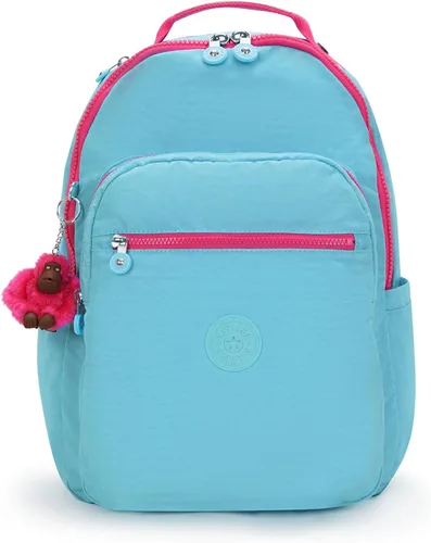 Miniatura 27 de Kipling Mochila para portátil Seoul de 15 pulgadas para mujer, duradera, espaciosa, con correas acolchadas para el hombro, funda protectora