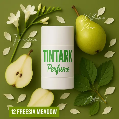 Miniatura 2 de TINTARK Bálsamo de Perfume Sólido Mini – Fragancia de Perfume de Viaje de Larga Duración con Notas de Pera, Fresia y Pachulí – Inspirado en Pera