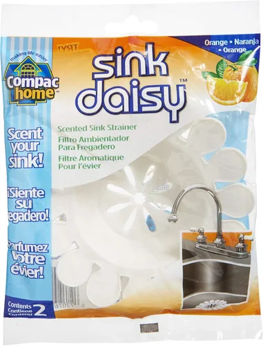 Miniatura 8 de Compac Sink Daisy - Colador de fregadero de cocina perfumado infunde y refresca tu fregadero, accesorios imprescindibles para fregadero de cocina