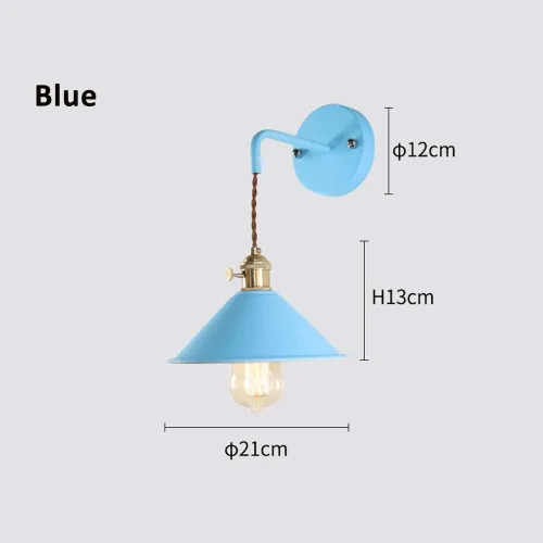 Miniatura 5 de Mengjay -Apliques de pared vintage, lámpara de pared industrial Edison E26, iluminación de pared retro para interiores, lámparas de pared LED