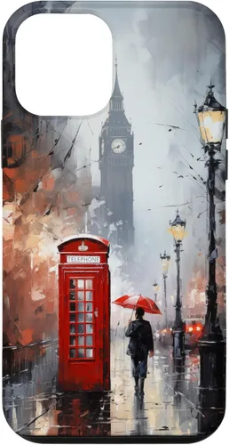Miniatura 16 de Funda para iPhone 11 Pro Wet London Iconic Red Phone Booth Clocktower Art Cover