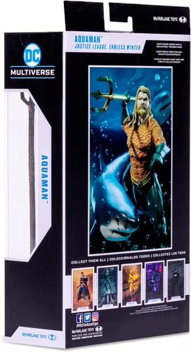 Miniatura 9 de McFarlane Toys DC Multiverse Aquaman (Endless Winter) Figura de acción de 7 pulgadas con accesorios