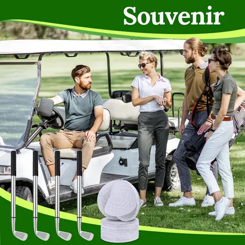 Miniatura 5 de Jspupifip Juego de 48 recuerdos de fiesta de golf, 24 bolígrafos de golf y 24 blocs, notas adhesivas de golf, bolígrafos de palos de golf, recuerdos