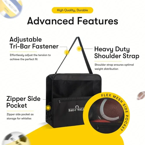 Miniatura 3 de Pelotas deportivas completas con bolsa, bomba para niños - Kickball, voleibol, pelota de fútbol, fútbol, baloncesto - Juego al aire libre