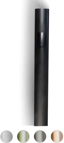 A&S Mezuzot Mezuza - Funda impermeable de aluminio para despegar y pegar, fácil instalación (color negro, 6 pulgadas)
