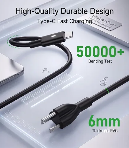 Miniatura 5 de Cargador USB C de 130 W compatible con Dell Precision 5530 5550 5560 5570 5750 5760 5770, Latitude 5401 5411 5501 5511 5520, XPS 15 17 9575 9500