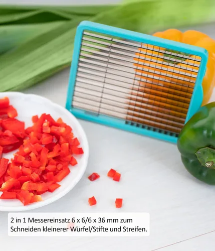 Miniatura 6 de Genius Nicer Dicer Chef - Juego de accesorios profesionales para cortador de verduras, 5 piezas, cortador de verduras, inserto de almacenamiento
