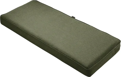 Miniatura 16 de Classic Accessories, Montlake FadeSafe - Cojín para banco de exteriores resistente al agua, 42x18x3 pulgadas, beige antiguo