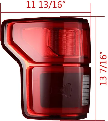 Miniatura 2 de Astra Depot Juego de luces traseras de freno de marcha atrás, compatible con Ford F150 2018-2020 con punto ciego XL XLT Raptor Lariat King Ranch