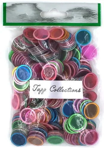 Miniatura 2 de Tapp Collections Fichas transparentes de bingo 300-pk Colores Variados