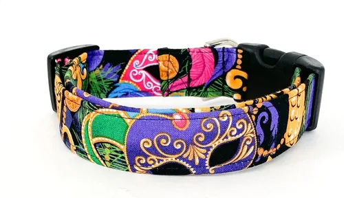 Miniatura 4 de Collar de perro Mardi Gras (X-Small (5/8" Amplia))