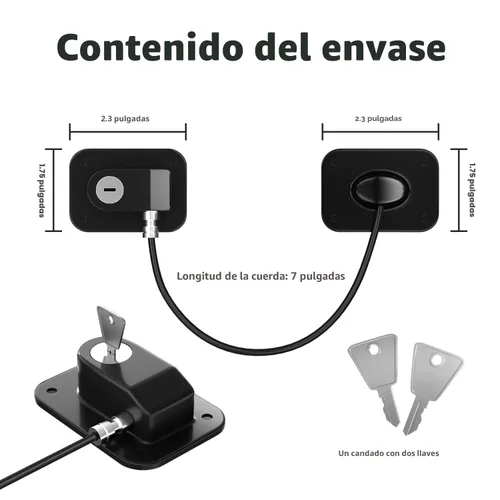 Miniatura 8 de RORMGO Paquete de 2 cerraduras para refrigerador, cerradura para refrigerador con protección de alambre de silicona, cerraduras para nevera