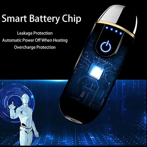 Miniatura 5 de Encendedor electrónico, encendedor inteligente recargable por USB, mini encendedor eléctrico, encendido táctil, resistente al viento, encendedor sin