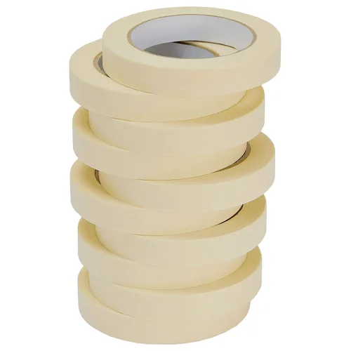 Miniatura 2 de Lichamp Paquete de 10 unidades de cinta adhesiva beige y soporte dispensador de cinta de escritorio con núcleo grande de 3 pulgadas para cinta