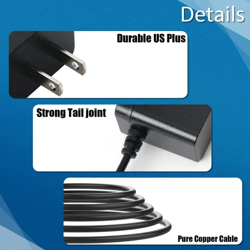 Miniatura 5 de Cargador de pistola de masaje de 27 V, adaptador de CA para Sharper Image 2437599 1013983 1011666 1014747 1013002 1012667 1013985 Powerboost Deep
