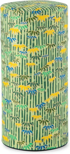 Miniatura 9 de NOREN Lata para Té Japonesa de Hojalata (Papel Yuzen Washi - Oboro Sakura/Rosa), Tamaño de 7.06 oz/Fabricado en JAPÓN con Tapa Interior Incluida