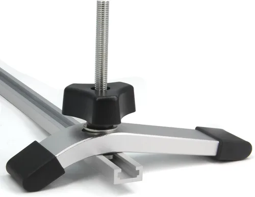Miniatura 6 de 4 piezas de 15.748 in/16 pulgadas de aluminio deslizante con tornillos perfil de doble corte universal con agujeros de montaje preperforados