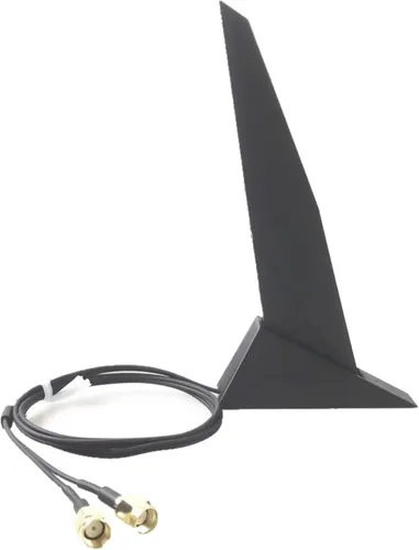 Miniatura 6 de TECKEEN Antena WiFi de doble banda para Asus Z390 Z490 X570 placa base 2T2R, 2.4G/5G WiFi6e antena con cable de extensión, magnética en la parte