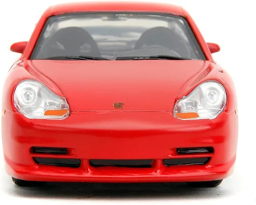 Miniatura 2 de Jada Pink Slips 1:32 W1 Porsche 911 GT3RS - Auto fundido a presión, juguetes para niños y adultos (imprimación rojo/naranja/plata)