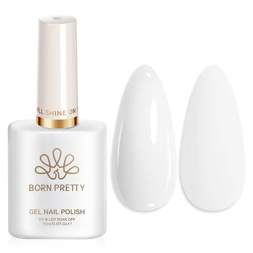 Miniatura 29 de Born Pretty Jelly Baby Pink - Esmalte de uñas de gel rosa claro, suave, transparente, neutro, translúcido, color natural, esmalte de gel UV