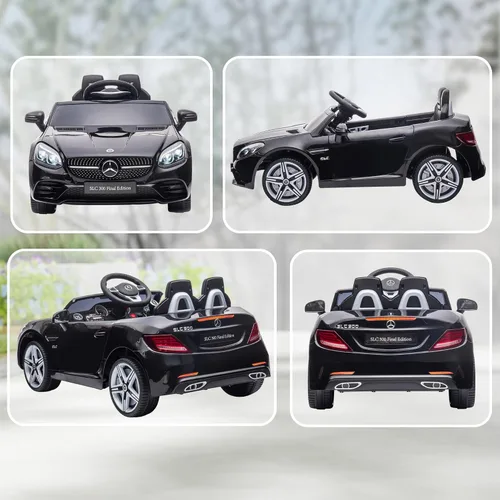 Miniatura 8 de Aosom Mercedes SLC 300 - Auto de paseo con licencia de 12 V para niños con control remoto, 2 velocidades, automóvil eléctrico para niños a batería