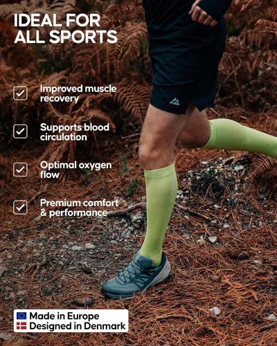 Miniatura 3 de DANISH ENDURANCE Calcetines de compresión graduados 21-26mmHg, para mujeres y hombres