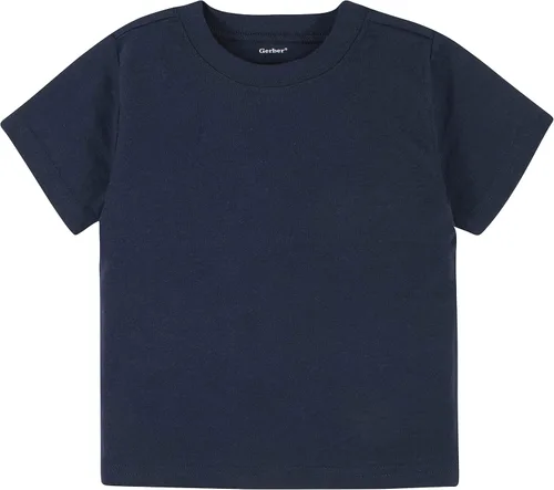 Miniatura 2 de Gerber Camiseta unisex de manga corta para bebé, 5 unidades, color liso, 5.64ozm, Neutro