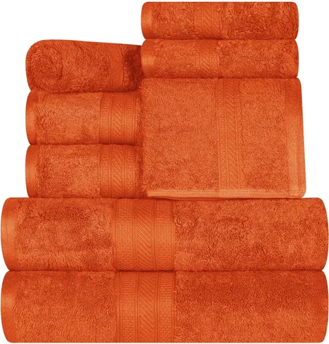 Miniatura 37 de Superior Juego de 2 toallas de baño de fibra larga 100% algodón peinado de 27.64 oz/m², para baño, ducha, cocina, súper suave, afelpado, altamente
